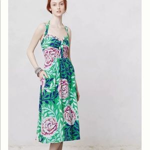 Anthropologie Moulinette Soeurs Rosamund Midi Dress